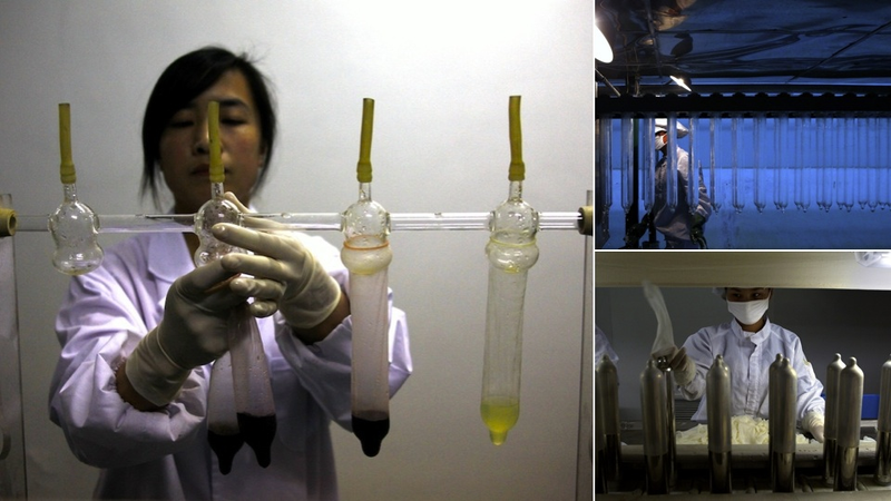 Illustration for article titled Let's Look Inside a Chinese Factory. A Chinese Condom Factory.